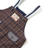 アニマルイヌ恐竜プリントボディミニ+チェックサロペット(70~80cm) | SLAP SLIP | 詳細画像13 