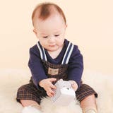 アニマルイヌ恐竜プリントボディミニ+チェックサロペット(70~80cm) | SLAP SLIP | 詳細画像25 