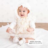 花柄シフォンレースワンピース+フリルブルマセットアップベビー(70~80cm) | SLAP SLIP | 詳細画像2 