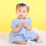 【お揃い】ハートギンガムチェックスカラップフリルワンピース+ブルマセットアップベ… | SLAP SLIP | 詳細画像1 