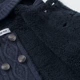 【お揃い】クマ耳フード付き裏ボアケーブルマントベビー(50~90cm) | SLAP SLIP | 詳細画像12