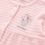 袖レース胸刺しゅう切り替え針抜きボーダーカーディガンベビー(70~80cm) | SLAP SLIP | 詳細画像7 