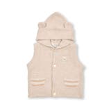 クマ耳付フードブークレニットベストベビー(70~80cm) | SLAP SLIP | 詳細画像15