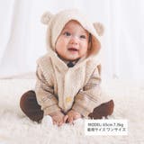 クマ耳付フードブークレニットベストベビー(70~80cm) | SLAP SLIP | 詳細画像3