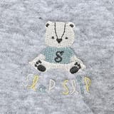 【お揃い】クマさんシルエットキルト胸元刺しゅうベストベビー(70~80cm) | SLAP SLIP | 詳細画像13