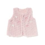 【お揃い】リボンいっぱいハート柄ファーベストベビー(70~80cm) | SLAP SLIP | 詳細画像14