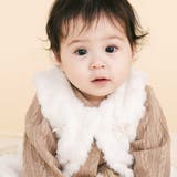 【お揃い】リボンいっぱいハート柄ファーベストベビー(70~80cm) | SLAP SLIP | 詳細画像3