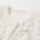 【お揃い】リボンいっぱいハート柄ファーベストベビー(70~80cm) | SLAP SLIP | 詳細画像6