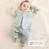 【お揃い】アニマルクマウサギネコ恐竜ポコポコボアベストベビー(70~80cm) | SLAP SLIP | 詳細画像3