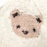 ボンボン付きクマイチゴ柄ブークレニット帽ベビー(44~48cm) | SLAP SLIP | 詳細画像7 