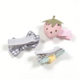 リボンフラワーキラキラ星ヘアクリップ3点セットベビー | SLAP SLIP | 詳細画像3 