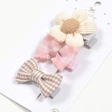 リボンフラワーキラキラ星ヘアクリップ3点セットベビー | SLAP SLIP | 詳細画像6 
