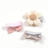 リボンフラワーキラキラ星ヘアクリップ3点セットベビー | SLAP SLIP | 詳細画像7 
