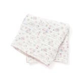 ガーリーマルチ柄(ピンク系) | 【お揃い】恐竜イチゴおもちゃマルチ総柄ガーゼおくるみ | SLAP SLIP