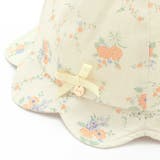 【お揃い/UVカット】レース花柄スカラップブリムハットベビー(46~48cm) | SLAP SLIP | 詳細画像9
