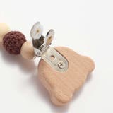 アニマルクマウサギ恐竜木製マルチクリップベビー | SLAP SLIP | 詳細画像9 