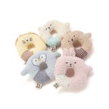 【お揃い】アニマルクマウサギペンギンライオンネコモチーフドーナツ型ラトルベビー | SLAP SLIP | 詳細画像5