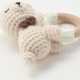 アニマルクマウサギペンギン恐竜すやすやモチーフ編みぐるみ木製歯がためベビー | SLAP SLIP | 詳細画像20