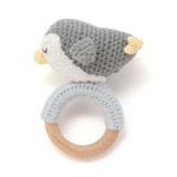 アニマルクマウサギペンギン恐竜すやすやモチーフ編みぐるみ木製歯がためベビー | SLAP SLIP | 詳細画像9
