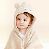 【お揃い】アニマルクマウサギペンギンモチーフお顔フードおくるみベビー | SLAP SLIP | 詳細画像2 