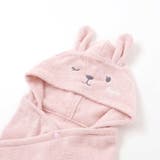 【お揃い】アニマルクマウサギペンギンモチーフお顔フードおくるみベビー | SLAP SLIP | 詳細画像5 