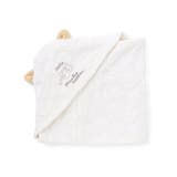 オフホワイト(ネコ) | 【お揃い】アニマルクマウサギネコ恐竜ポコポコボアフード付きおくるみベビー | SLAP SLIP