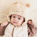 アニマルクマドラゴン耳付きボアフライトキャップベビー(46~48cm) | SLAP SLIP | 詳細画像1