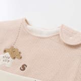 【お揃い】アニマルクマ恐竜おもちゃ裏ボア切り替えスリーパーベビー | SLAP SLIP | 詳細画像9 