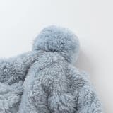 花星フワフワモチーフ耳当て付きボンボンニット帽ベビー | SLAP SLIP | 詳細画像11 