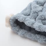 花星フワフワモチーフ耳当て付きボンボンニット帽ベビー | SLAP SLIP | 詳細画像12 