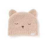 ベージュ(クマ) | 【お揃い】アニマルウサギクマロボットもこもこニット帽(44~48cm) | SLAP SLIP