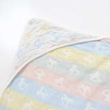 【お揃い】コットンクマ木馬総柄3重ガーゼおくるみベビー | SLAP SLIP | 詳細画像9 