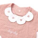 ハート刺しゅう襟付きスカラップスタイベビー | SLAP SLIP | 詳細画像6 