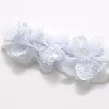 ふわふわフラワー+レースリボンヘアカチューム2点セットベビー | SLAP SLIP | 詳細画像11 