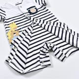 【お揃い】アニマルプリントマルチボーダー半袖ロンパースベビー(60~80cm) | SLAP SLIP | 詳細画像11