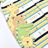 【お揃い】アニマルプリントマルチボーダー半袖ロンパースベビー(60~80cm) | SLAP SLIP | 詳細画像17