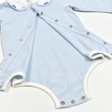 刺しゅう襟付き無地ボーダー柄切替ボディミニベビー(70~80cm) | SLAP SLIP | 詳細画像14 