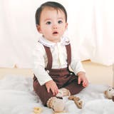 刺しゅう襟付き無地ボーダー柄切替ボディミニベビー(70~80cm) | SLAP SLIP | 詳細画像3 