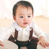 刺しゅう襟付き無地ボーダー柄切替ボディミニベビー(70~80cm) | SLAP SLIP | 詳細画像4 