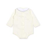 刺しゅう襟付き無地ボーダー柄切替ボディミニベビー(70~80cm) | SLAP SLIP | 詳細画像5 