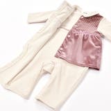 ドット柄ラメプリントベロア切り替えロンパース(70~80cm) | SLAP SLIP | 詳細画像9