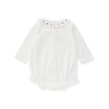 無地ボーダーレース襟付きボディミニベビー(70~80cm) | SLAP SLIP | 詳細画像5 