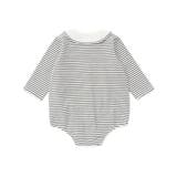 無地ボーダーアニマルクマ恐竜刺しゅうライン襟付きボディミニベビー(70~80cm… | SLAP SLIP | 詳細画像8 