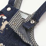 【お揃い】デニムチェックフロントプリントサロペットベビー(70~80cm) | SLAP SLIP | 詳細画像7