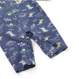 【お揃い】デニムツイル恐竜ロケット総柄ジャンプスーツベビー(70~80cm) | SLAP SLIP | 詳細画像10 