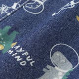 【お揃い】デニムツイル恐竜ロケット総柄ジャンプスーツベビー(70~80cm) | SLAP SLIP | 詳細画像14 