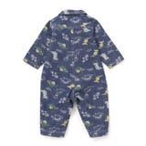 【お揃い】デニムツイル恐竜ロケット総柄ジャンプスーツベビー(70~80cm) | SLAP SLIP | 詳細画像5 