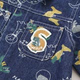 【お揃い】デニムツイル恐竜ロケット総柄ジャンプスーツベビー(70~80cm) | SLAP SLIP | 詳細画像8 
