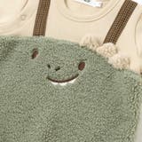 アニマルクマ恐竜モチーフぽこぽこボアカバーオールベビー(60~80cm) | SLAP SLIP | 詳細画像10 