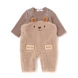 アニマルクマ恐竜モチーフぽこぽこボアカバーオールベビー(60~80cm) | SLAP SLIP | 詳細画像18 